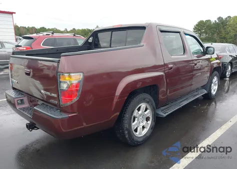 2008 Honda Ridgeline Rts from USA, damaged, VIN 2HJYK164X8H504992